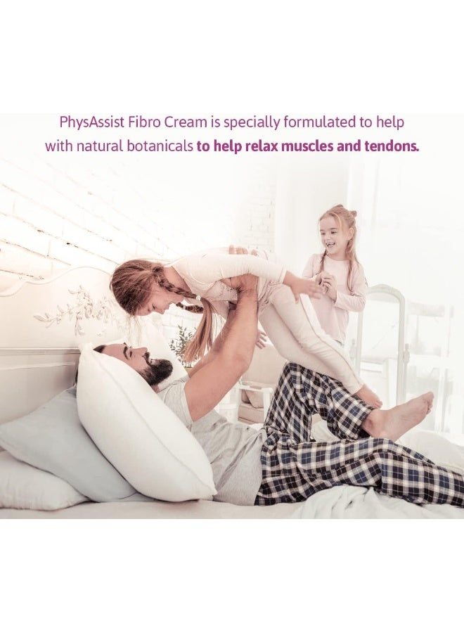 PhysAssist Fibro Cream Help to Soothe & Ease Tenderness, Generalized Pain & Sensitivity of Tissue & Muscles. 4 oz - Image 2